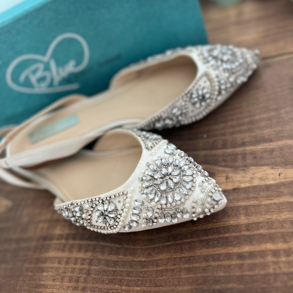 COPY - Betsey Johnson Molly wedding shoes size 9